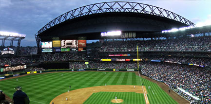 Walk to Safeco Field to see the Seattle Mariners