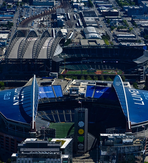 Lumen Field and T-Mobile Park